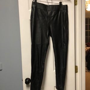 Loft Faux Leather Leggings - medium
